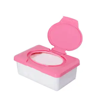 Plastična Kutija za suhu vlažne maramice Torbica za dječje maramice Press pop-up Dizajn Držač za kućne salvete Pribor ružičaste i plave boje