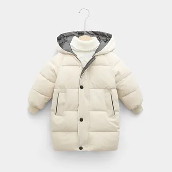 2021 Nove dječje zimske jakne za dječake, parka, Maskirne, dugi stil, пуховик sa pamučnom postavom, kaput s kapuljačom za djevojčice, dječje odjeća