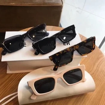 Jesenje sunčane naočale u pravokutni okvir s кошачьим okom za žene 2021 Klasicni Mali Marke dizajn multi-boji sunčane naočale Ženske, muške Ulični stil