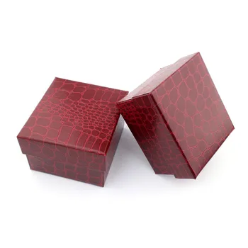 Novi Crveni Karton Za sat Karton Poklon Kutija Pravokutnik Kvalitetan Kvarcni Sat Pakiranje Kutija Kutija za nakit, Božićni poklon
