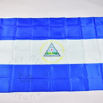 Zastava Nikaragve 90*150 cm Visi Nacionalna zastava Nikaragve svjetsko prvenstvo u nogometu Ukras kuće zastava Nikaragve