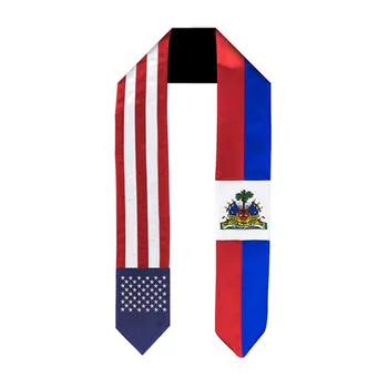 180*14 cm Američki Nacionalni Zastava Haitija Diplomski Ukrao Haljina za Prvostupnika Pribor Izlaznu Zonu